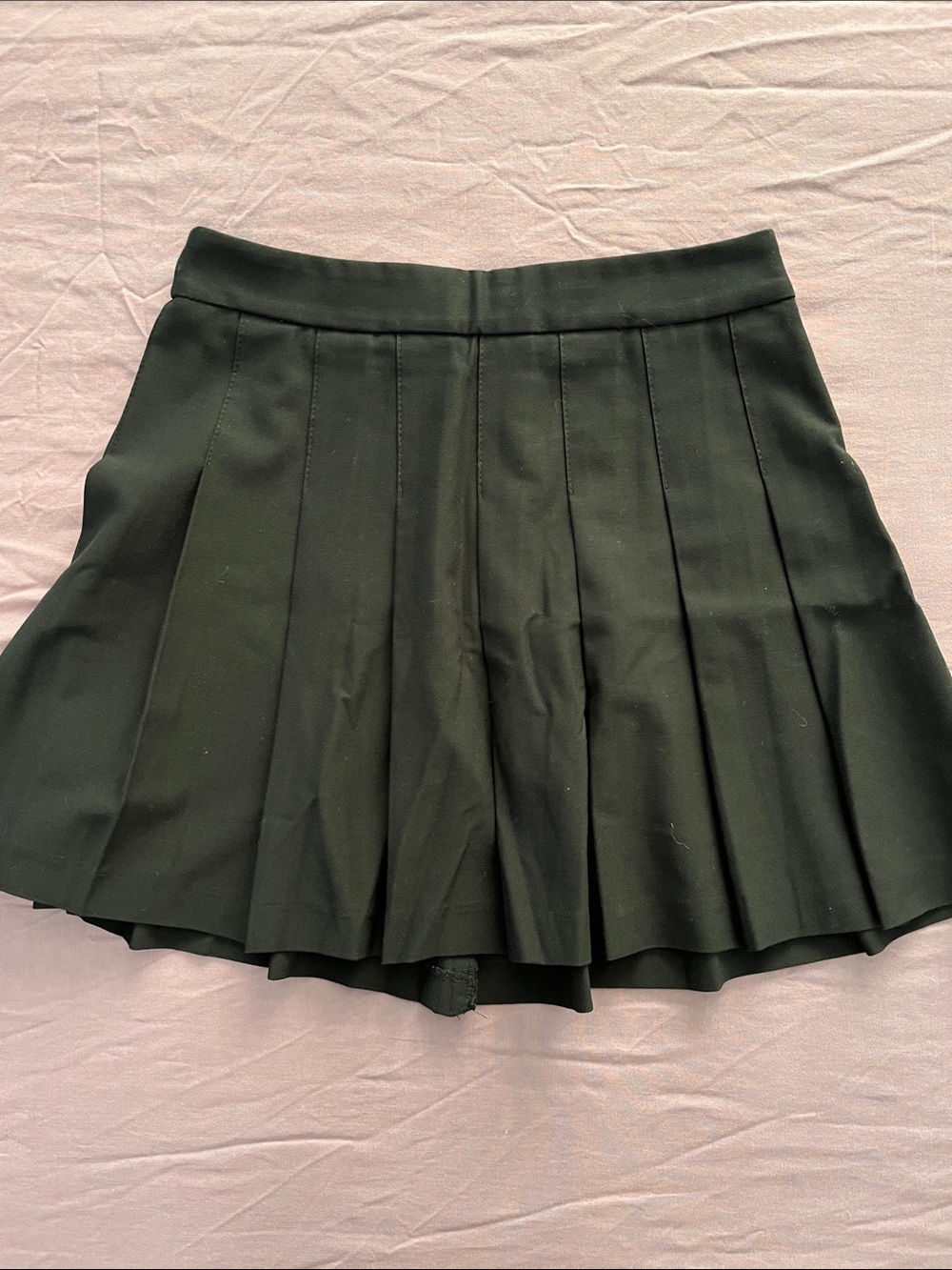 Sunday Best | High-Waist Black Pleated Mini Skirt